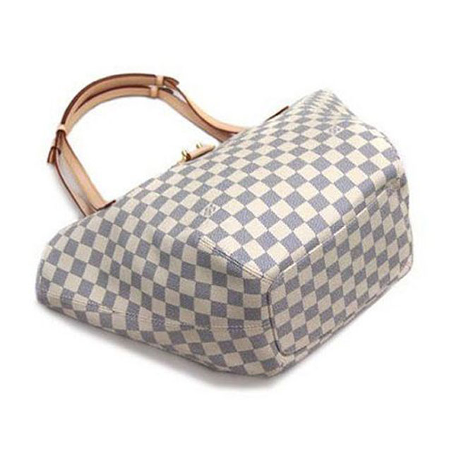 Сумка Louis Vuitton N41208 Salina PM Shoulder Bag Damier Azur Canvas "White" фото № 4