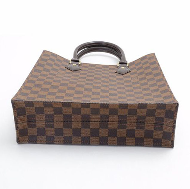 Сумка Louis Vuitton N41226 Sac Plat PM Tote Bag Damier Ebene Canvas "Brown" фото № 5