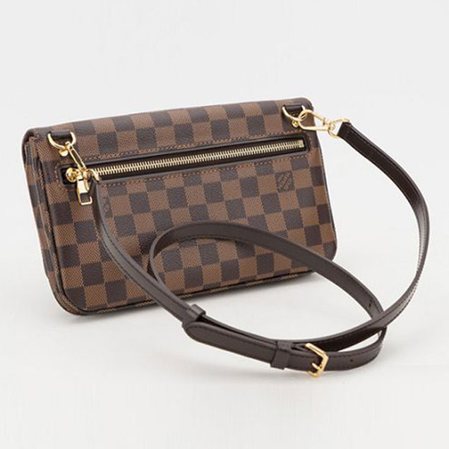 Сумка Louis Vuitton N41257 Hoxton PM Crossbody Bag Damier Ebene Canvas "Brown" фото № 4