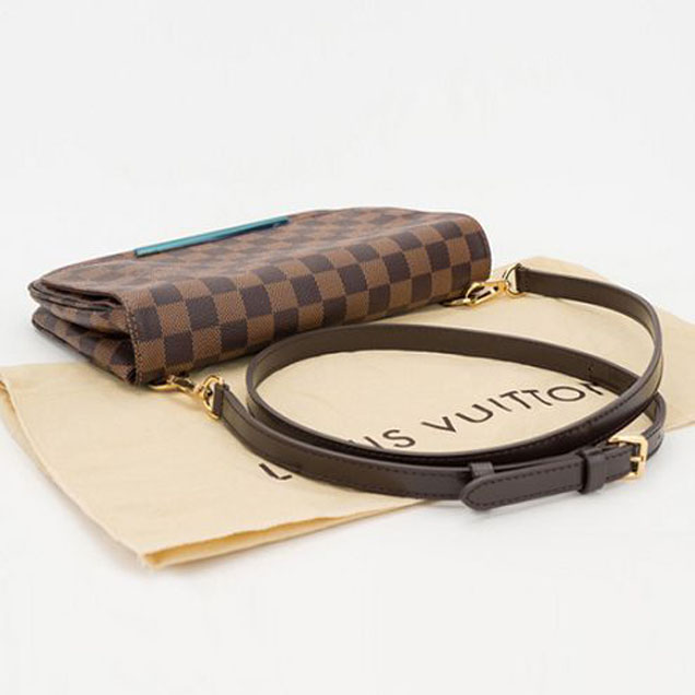 Сумка Louis Vuitton N41257 Hoxton PM Crossbody Bag Damier Ebene Canvas "Brown" фото № 5