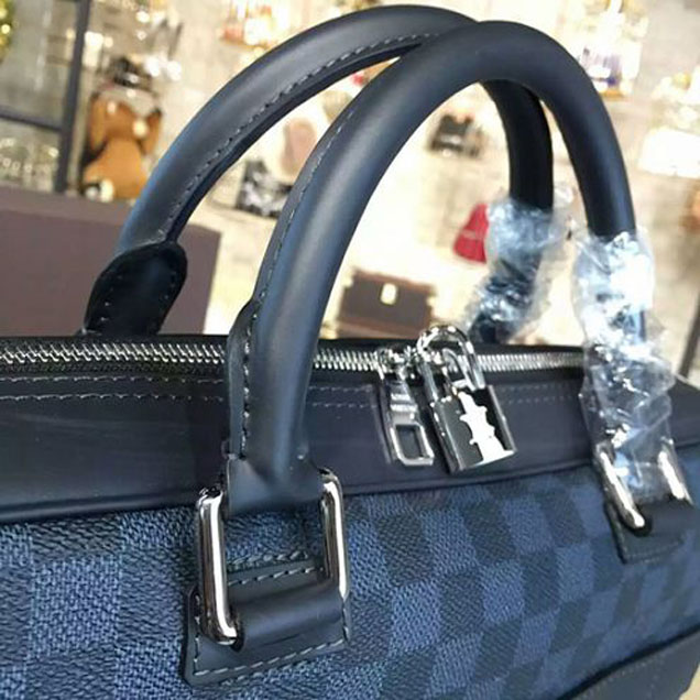 Портфель Louis Vuitton N41347 Porte-Documents Business Briefcase Damier Cobalt Canvas "Navy Blue" фото № 5