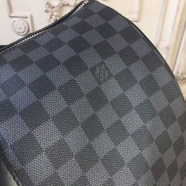 Сумка Louis Vuitton N41418 Keepall Bandouliere 45 Duffel Bag Damier Graphite Canvas "Graphite" фото № 8