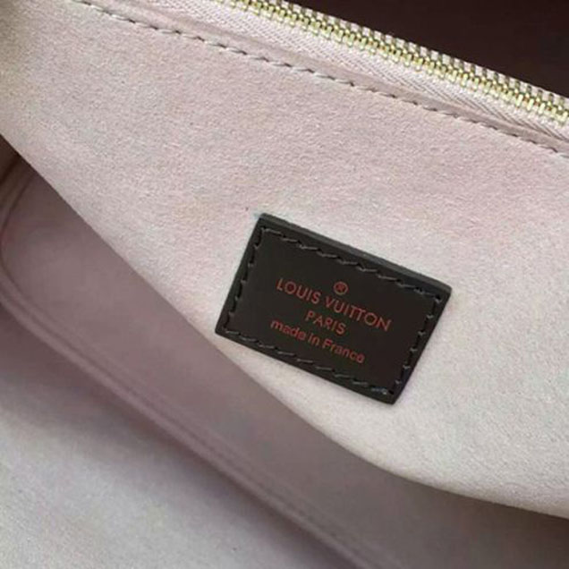 Сумка Louis Vuitton N41435 Kensington Tote Bag Damier Ebene Canvas "Brown" фото № 9