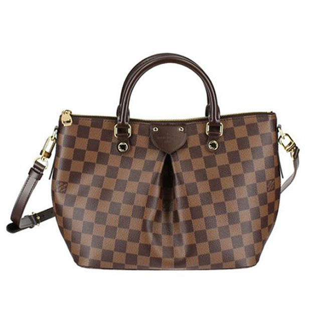 Сумка Louis Vuitton N41545 Siena PM Tote Bag Damier Ebene Canvas "Brown" фото № 2