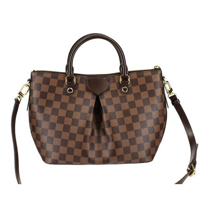 Сумка Louis Vuitton N41545 Siena PM Tote Bag Damier Ebene Canvas "Brown" фото № 4
