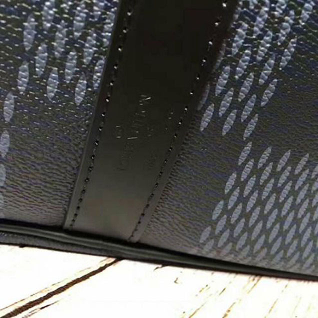 Сумка Louis Vuitton N44009 Keepall 55 Bandouliere Duffel Bag Damier Cobalt Canvas "Navy Blue" фото № 8