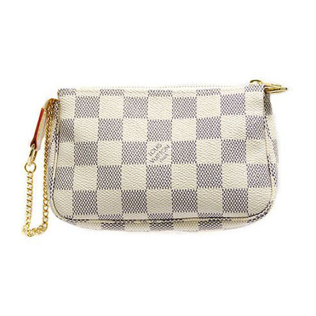 Сумка Louis Vuitton N58010 Mini Pochette Accessoires Damier Azur Canvas "White" фото № 3