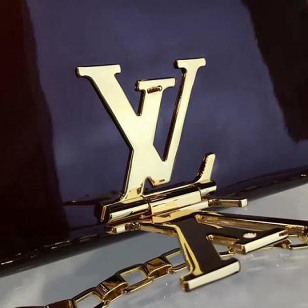 Сумка Louis Vuitton M94425 Chain Louise GM Monogram Vernis "Chocolate" фото № 7