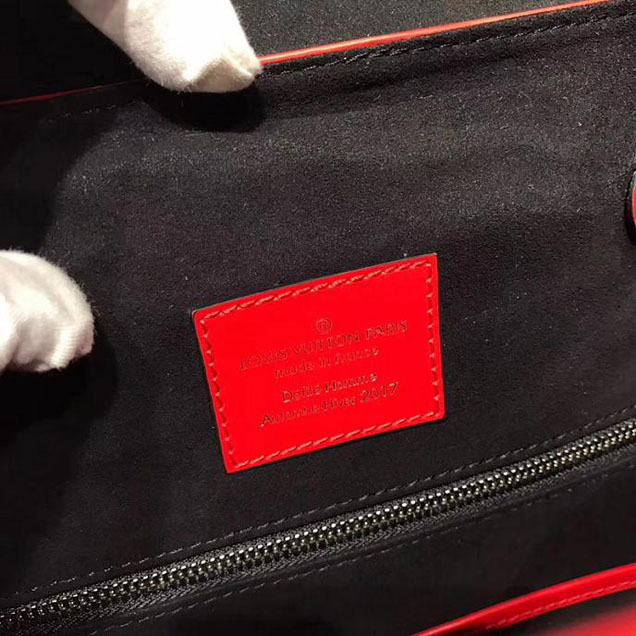 Рюкзак Louis Vuitton x Supreme M53414 Christopher PM Backpack Epi Leather "Red" фото № 9