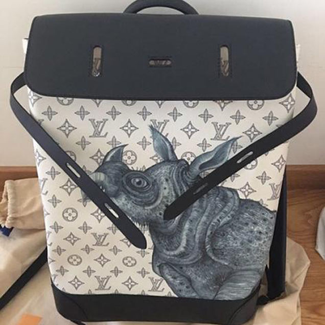 Рюкзак Louis Vuitton M54125 Steamer Backpack Monogram Savane Canvas "White" фото № 3