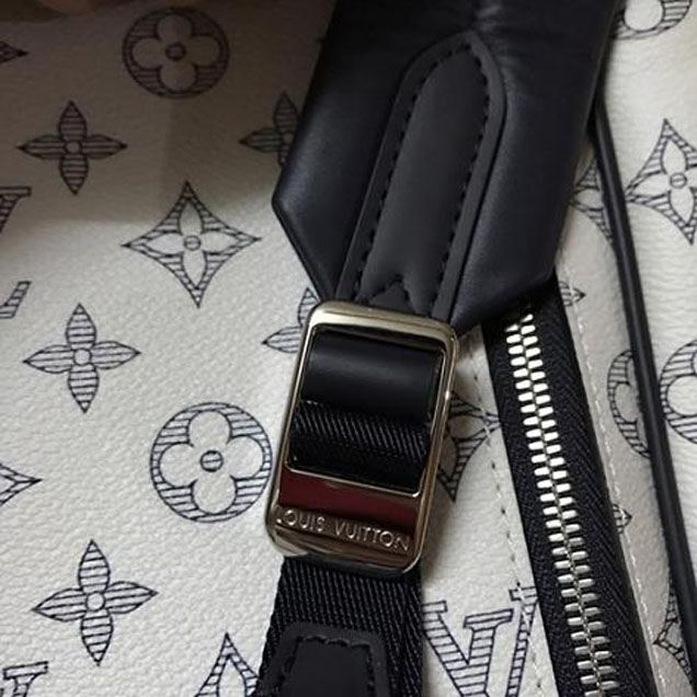 Рюкзак Louis Vuitton M54125 Steamer Backpack Monogram Savane Canvas "White" фото № 8