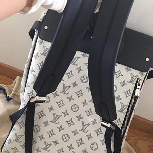 Рюкзак Louis Vuitton M54125 Steamer Backpack Monogram Savane Canvas "White" фото № 4