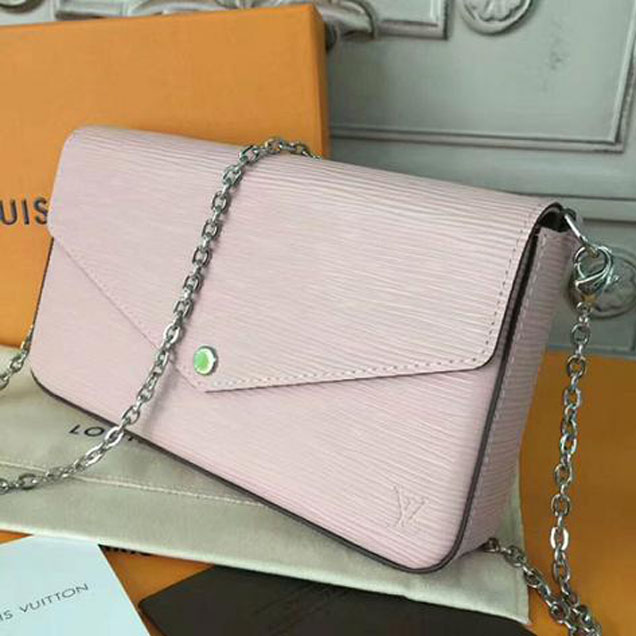 Клатч Louis Vuitton Pochette Felicie M62467 Epi Leather "Pink" фото № 5