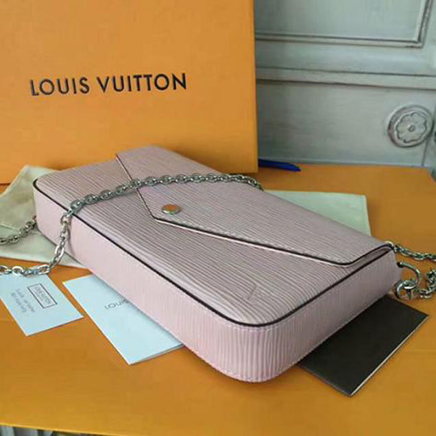 Клатч Louis Vuitton Pochette Felicie M62467 Epi Leather "Pink" фото № 6