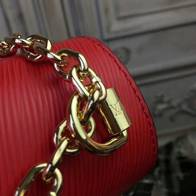 Сумка Louis Vuitton Twist MM M54859 Epi Leather "Red" фото № 8