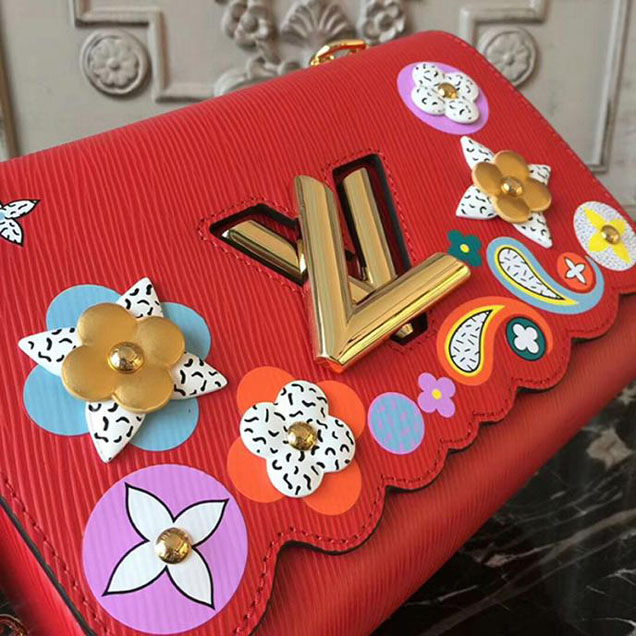 Сумка Louis Vuitton Twist MM M54859 Epi Leather "Red" фото № 6