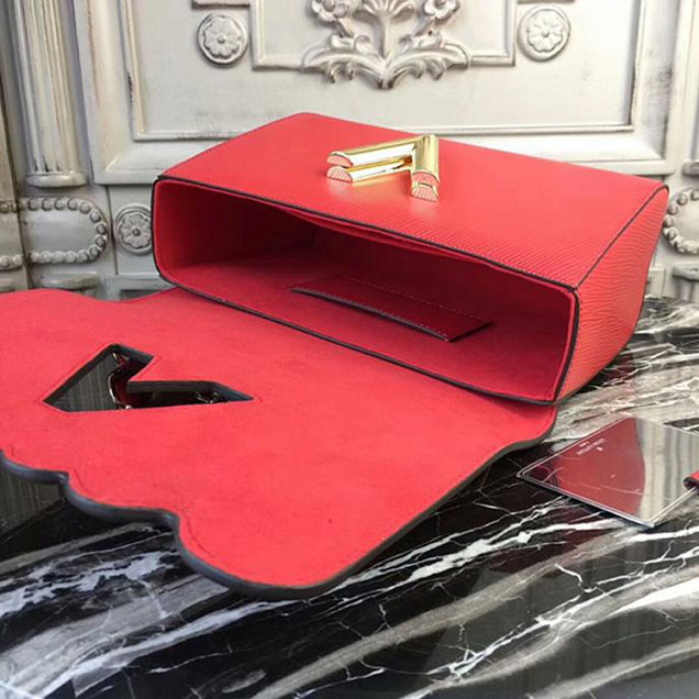 Сумка Louis Vuitton Twist MM M54859 Epi Leather "Red" фото № 10
