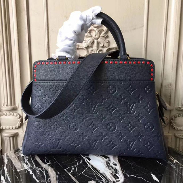 Сумка Louis Vuitton Vosges MM M43738 Monogram Empreinte Leather "Navy Blue" фото № 4