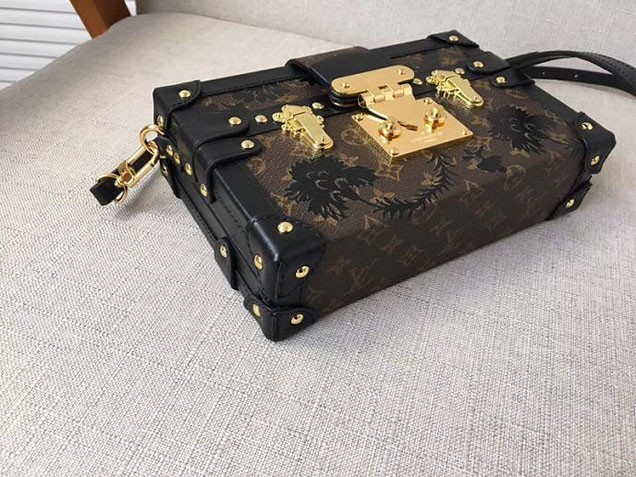 Сумка Louis Vuitton Monogram Canvas Petite Malle M43647 "Brown" фото № 8