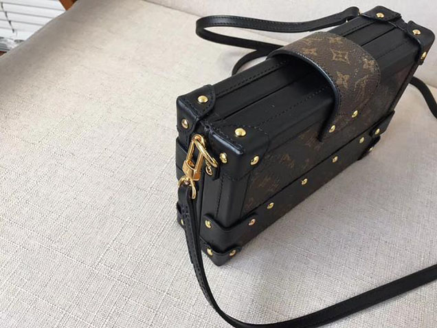 Сумка Louis Vuitton Monogram Canvas Petite Malle M43647 "Brown" фото № 6