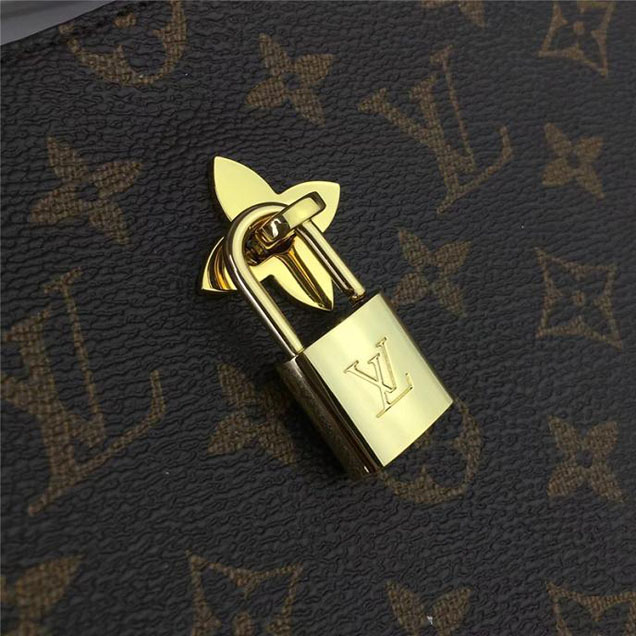 Сумка Louis Vuitton Monogram Canvas Flower Hobo M43545 "Brown" фото № 7