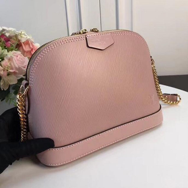 Сумка Louis Vuitton Epi Leather Alma Mini M51406 "Pink" фото № 3
