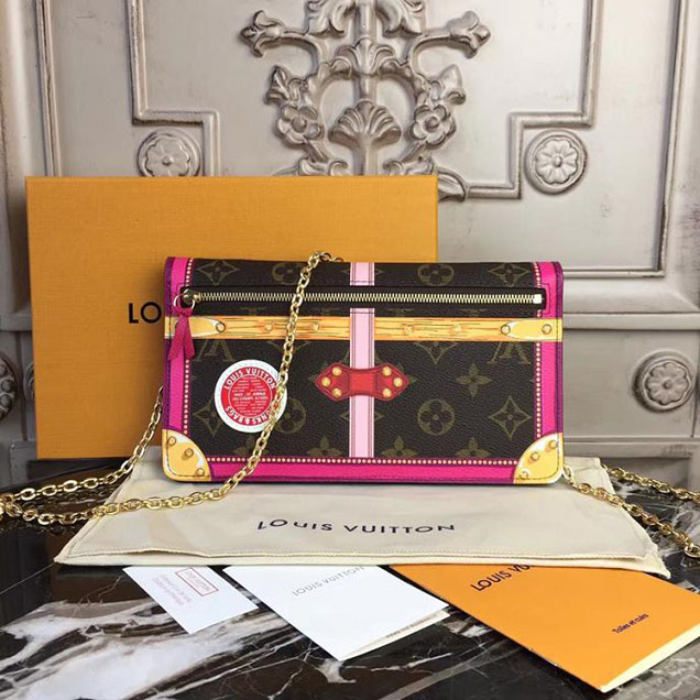 Сумка Louis Vuitton Monogram Canvas Pochette Weekend M62456 "Brown" фото № 4