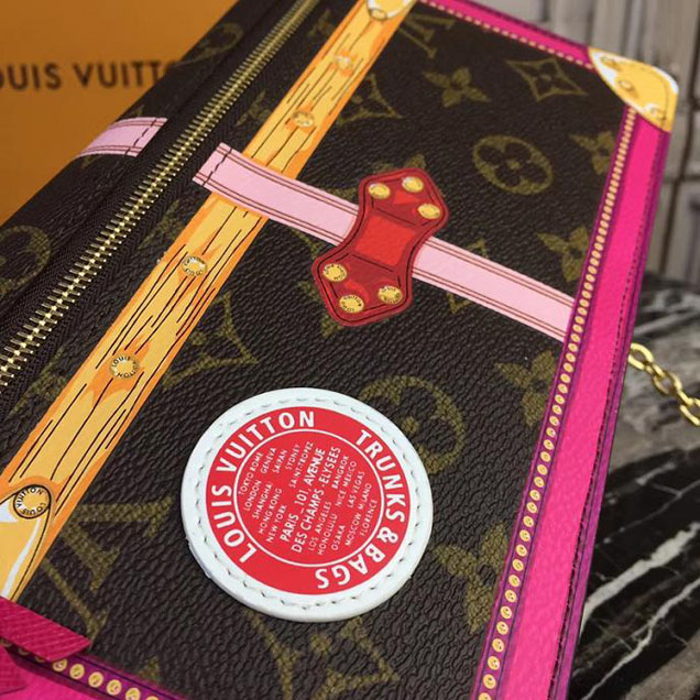 Сумка Louis Vuitton Monogram Canvas Pochette Weekend M62456 "Brown" фото № 6