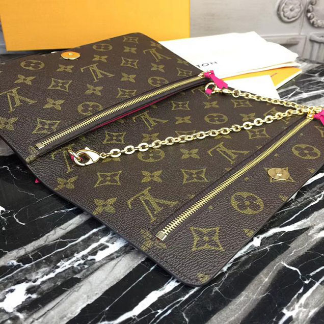 Сумка Louis Vuitton Monogram Canvas Pochette Weekend M62456 "Brown" фото № 9