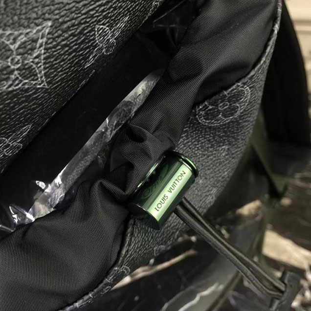 Рюкзак Louis Vuitton Monogram Eclipse Canvas Discovery Backpack M43694 "Black" фото № 8