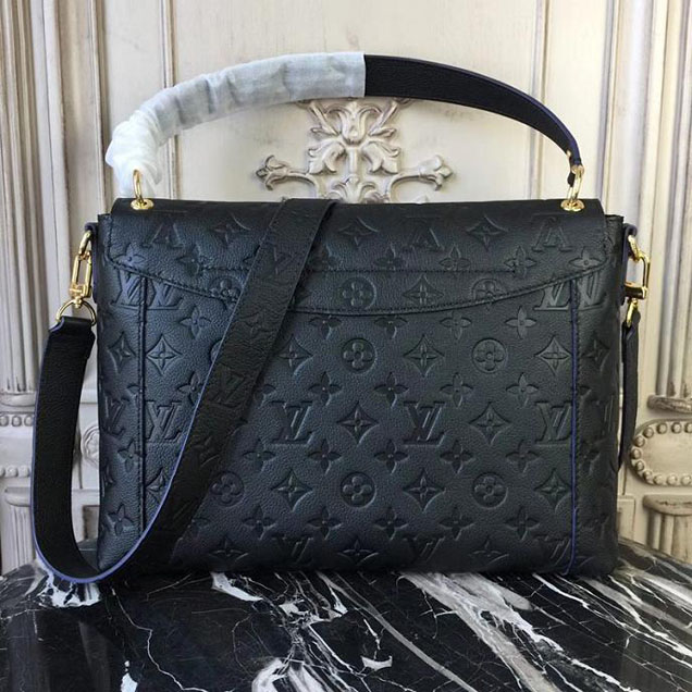 Сумка Louis Vuitton Monogram Empreinte Leather Blanche M43616 "Black" фото № 4