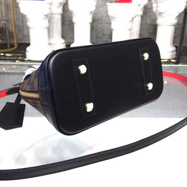 Сумка Louis Vuitton Damier Ebene Canvas Alma BB N40046 "Brown" фото № 6