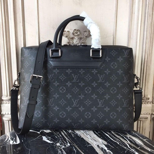 Портфель Louis Vuitton Monogram Eclipse Odyssey Briefcase M44222 "Black" фото № 2