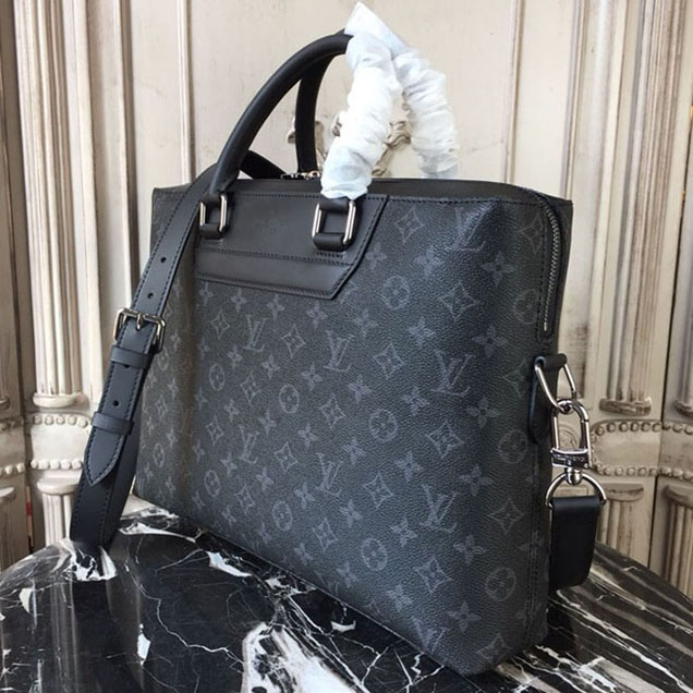 Портфель Louis Vuitton Monogram Eclipse Odyssey Briefcase M44222 "Black" фото № 3