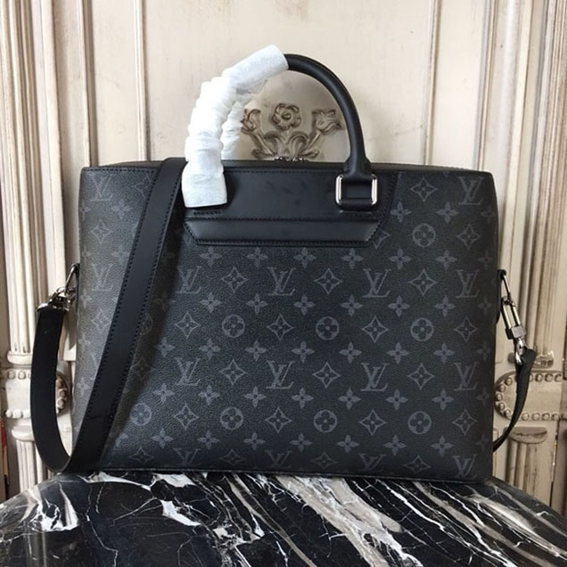 Портфель Louis Vuitton Monogram Eclipse Odyssey Briefcase M44222 "Black" фото № 4