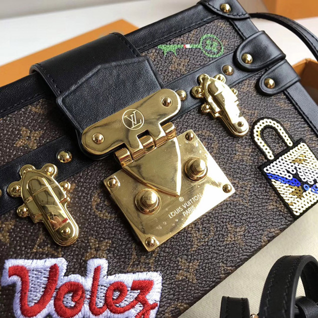 Сумка Louis Vuitton Petite Malle M43992 Monogram Canvas "Brown" фото № 4