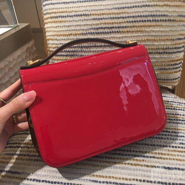 Сумка Louis Vuitton M52686 Cherrywood BB Monogram Vernis Cerise "Red" фото № 4