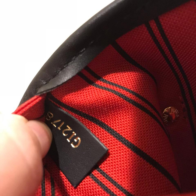 Сумка Louis Vuitton N40047 Neverfull MM Damier Ebene Canvas Rubis Red "Brown" фото № 10