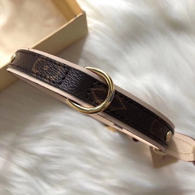 Ошейник Louis Vuitton M58072 Baxter Dog Collar PM Monogram Canvas "Brown" фото № 5