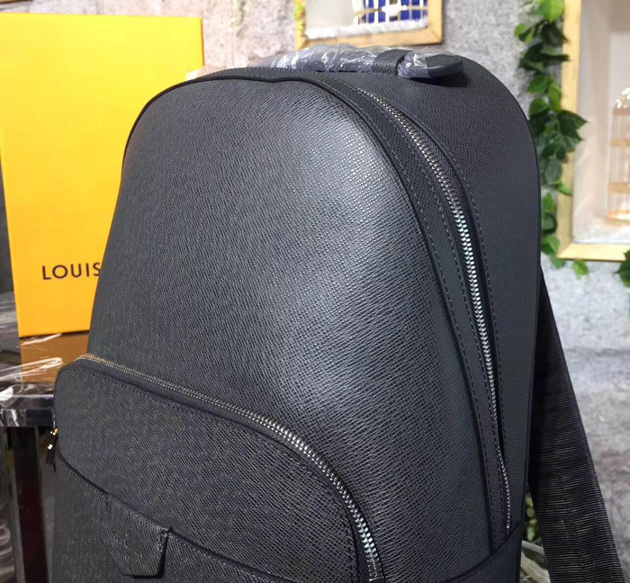 Рюкзак Louis Vuitton Anton Backpack M33425 Taiga Leather "Black" фото № 5