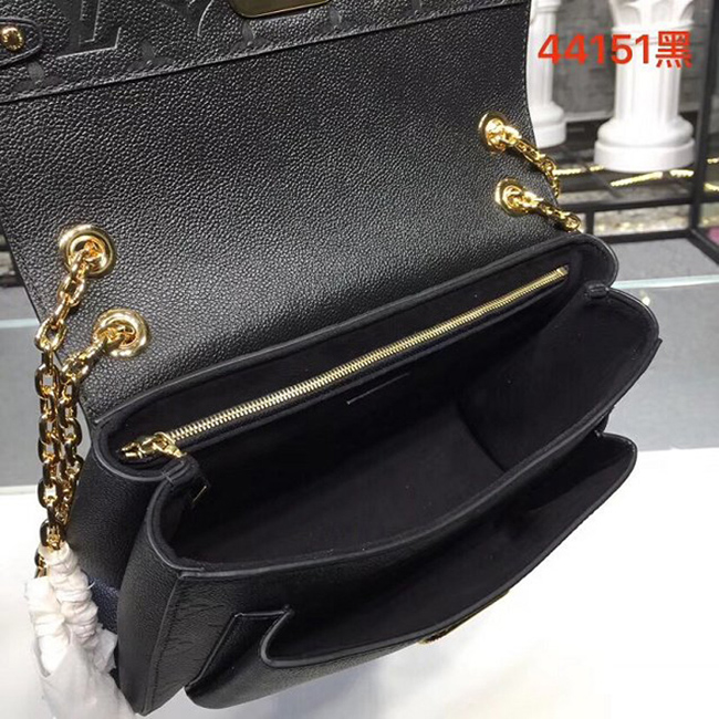 Сумка Louis Vuitton M44150 Vavin MM Monogram Empreinte Leather "Black" фото № 8