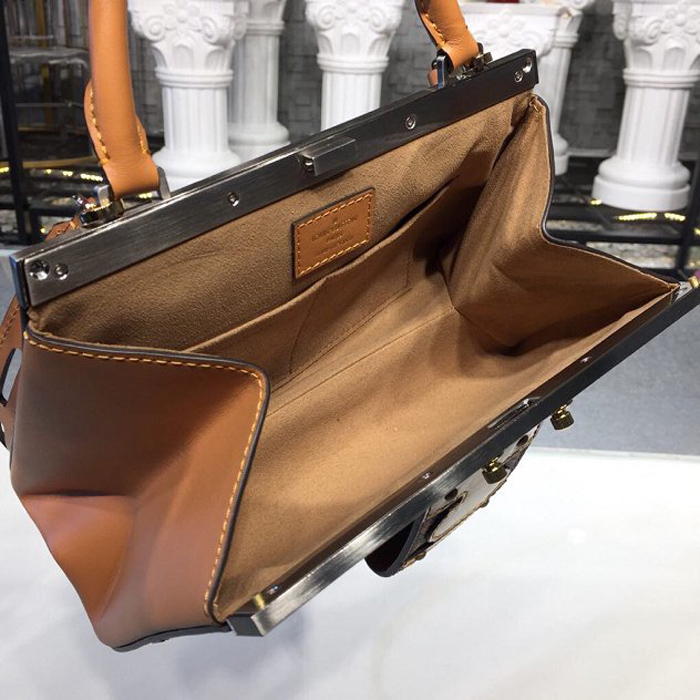 Сумка Louis Vuitton M43946 Crown Frame Monogram Canvas "Brown" фото № 9