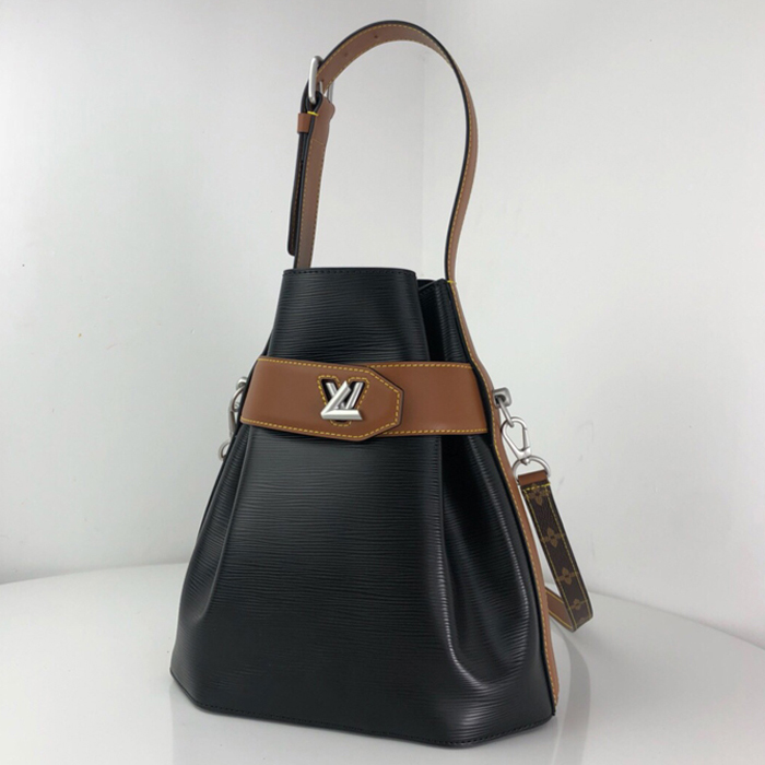 Сумка Louis Vuitton Twist Bucket M52804 Epi Leather "Black" фото № 2