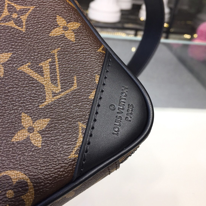 Сумка Louis Vuitton Utility Side Bag M44477 Monogram Coated Canvas "Brown" фото № 5