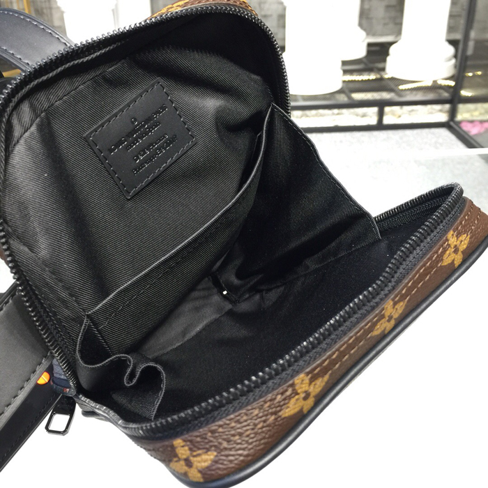 Сумка Louis Vuitton Utility Side Bag M44477 Monogram Coated Canvas "Brown" фото № 8