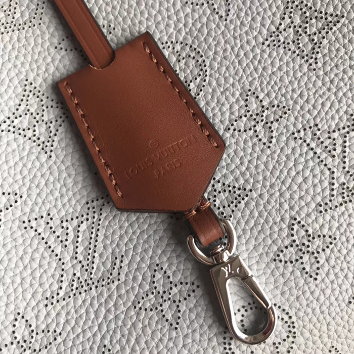 Сумка Louis Vuitton Hina PM M52975 Mahina Leather Bleu Horizon Pumpkin "Blue" фото № 7