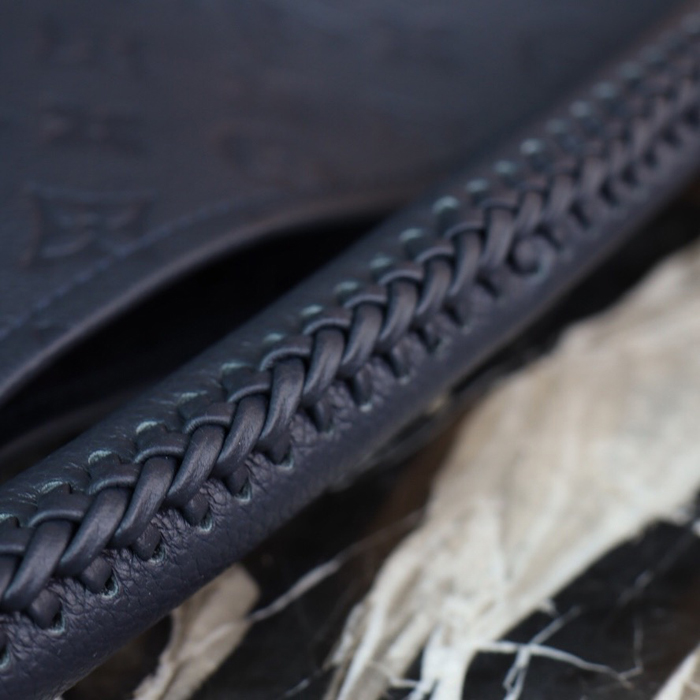 Сумка Louis Vuitton Artsy MM M43237 Monogram Empreinte Leather "Navy Blue" фото № 7