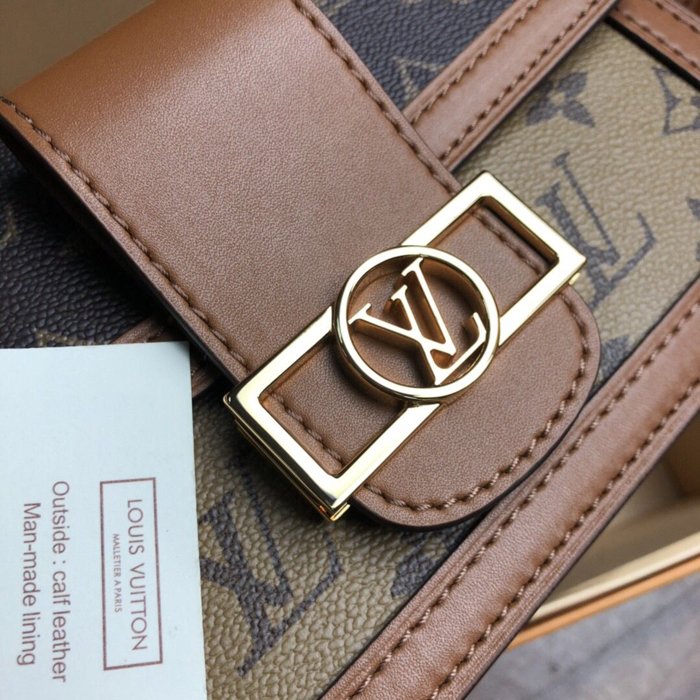 Сумка Louis Vuitton Bumbag Dauphine M44586 Monogram Canvas "Brown" фото № 6