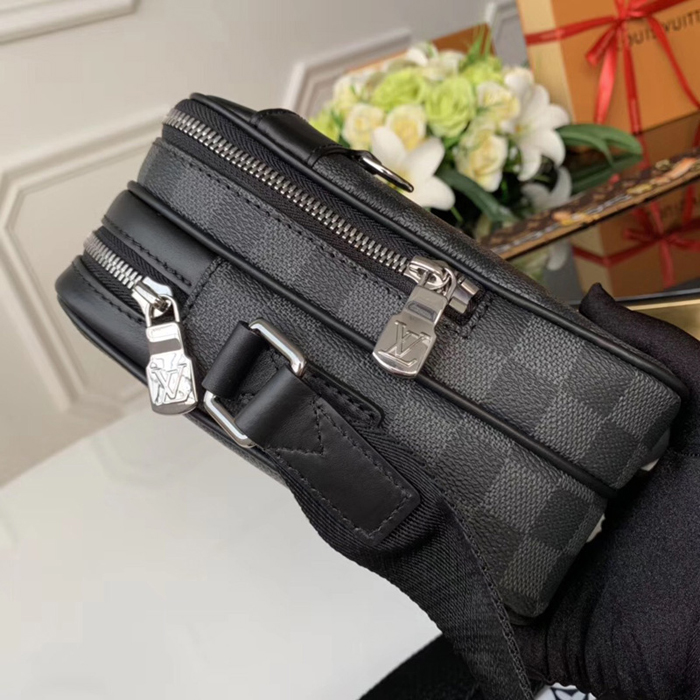 Сумка Louis Vuitton Trocadero Messenger NM PM N40087 Damier Graphite Canvas "Graphite" фото № 6