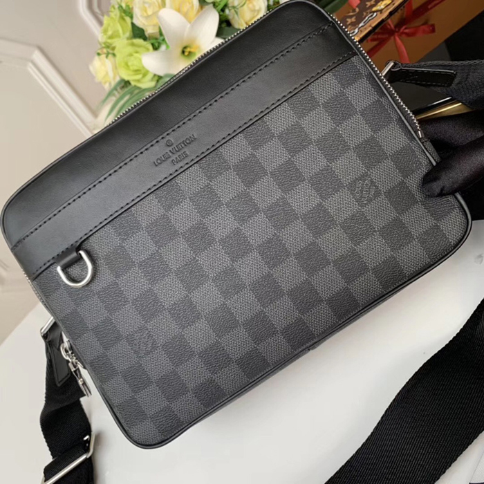 Сумка Louis Vuitton Trocadero Messenger NM PM N40087 Damier Graphite Canvas "Graphite" фото № 3